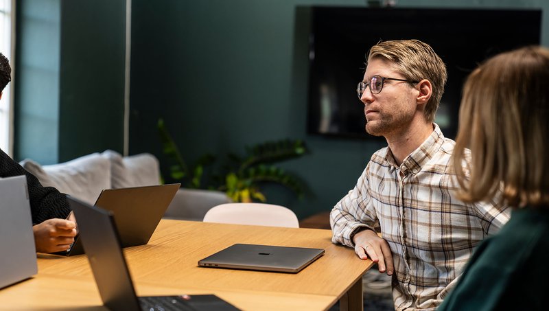 Kristian in Krea office