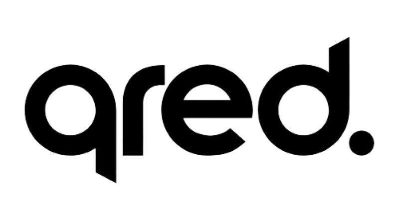 Qred - new logo 2024 B&W JPG